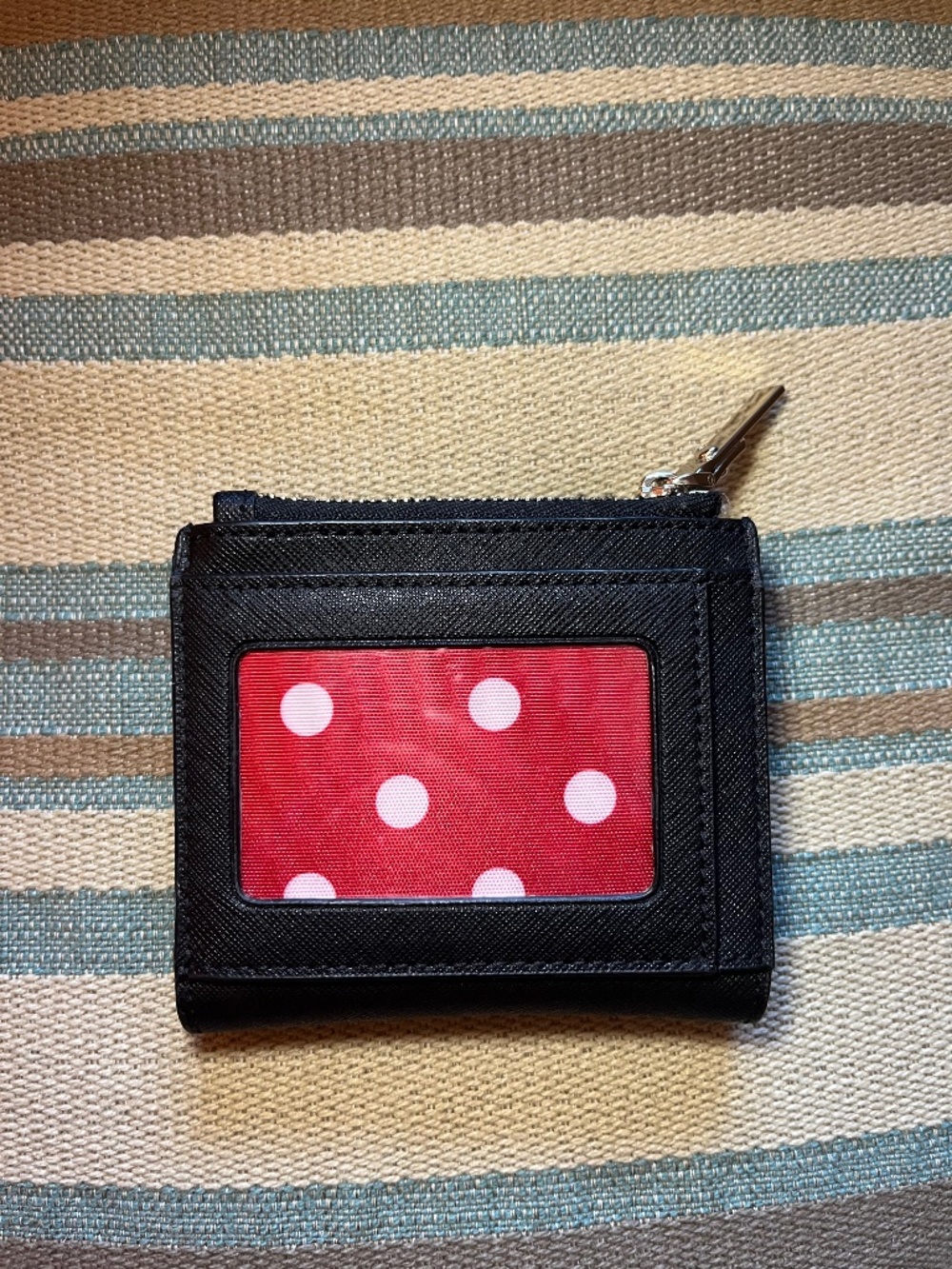 Kate Spade Disney Minnie Mouse Leather Compact Wallet - Picture 3 of 4